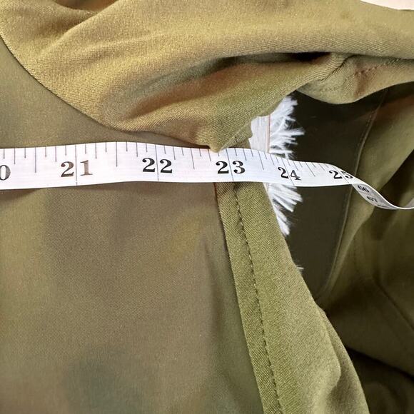 Anatomie Nariah Hybrid Utility Cargo Jacket Size Medium Moss Green Belted - Picture 12 of 14